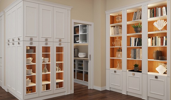 Светлая кухня в Мурманске