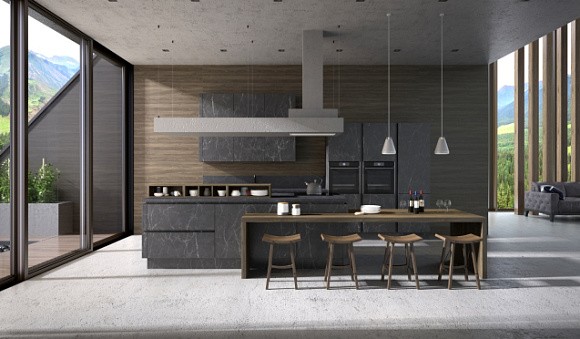 Темная кухня в Ростове-на-Дону