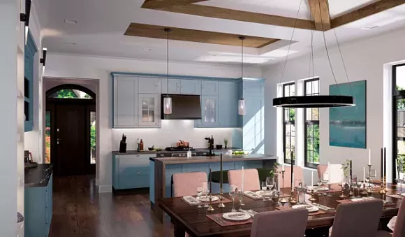 Синяя кухня в Тольятти