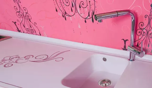 Фиолетовая кухня в Казани