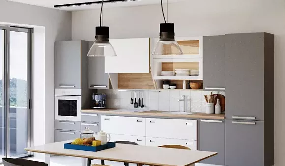 Серая кухня в Санкт-Петербурге