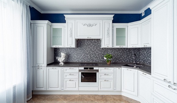 Бежевая кухня в Мурманске