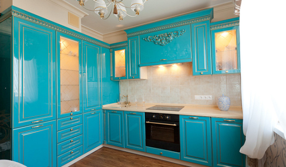 Синяя кухня в Наро-Фоминске