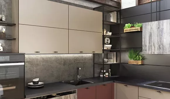 Красная кухня в Южно-Сахалинске