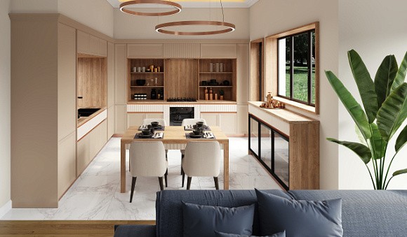 Светлая кухня в Обнинске