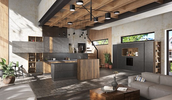 Темная кухня в Ростове-на-Дону