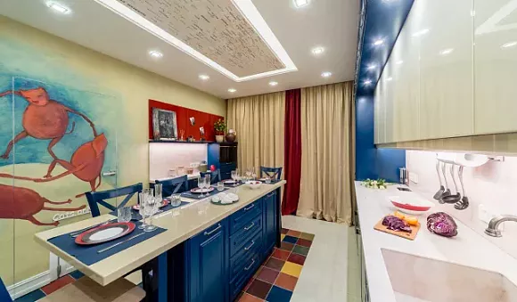 Синяя кухня в Обнинске