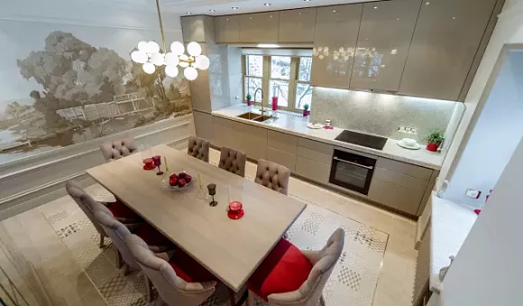 Глянцевая кухня в Ростове-на-Дону