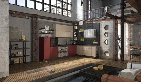 Красная кухня в Южно-Сахалинске