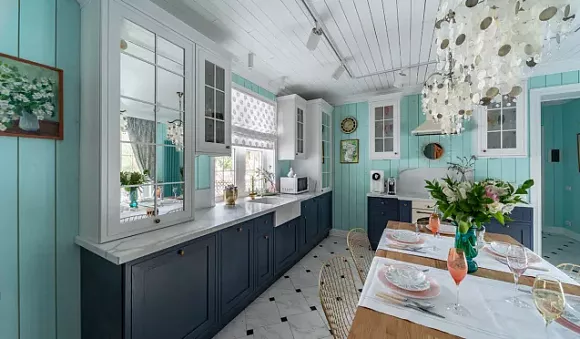 Синяя кухня в Тольятти