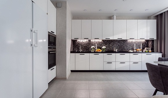 Глянцевая кухня в Твери