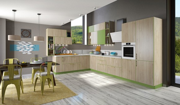 Коричневая кухня в Мурманске