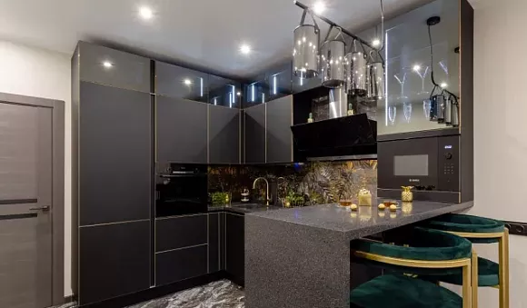 Темная кухня в Санкт-Петербурге