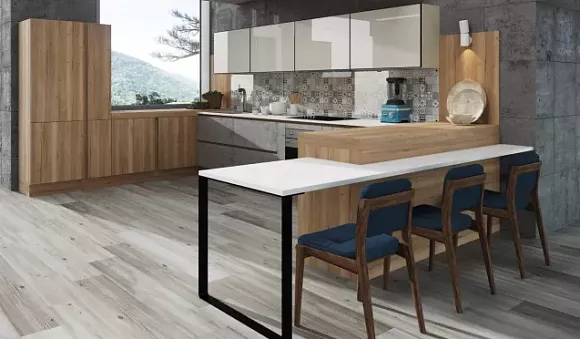 Серая кухня в Санкт-Петербурге