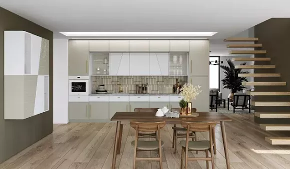 Светлая кухня в Обнинске