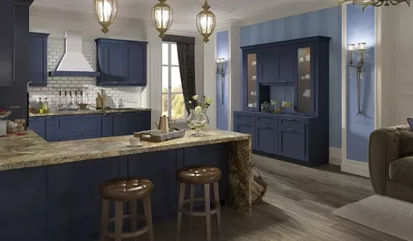 Синяя кухня в Тольятти