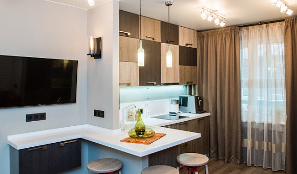 Темная кухня в Ростове-на-Дону