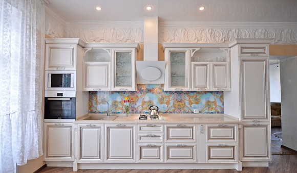 Бежевая кухня в Нальчике