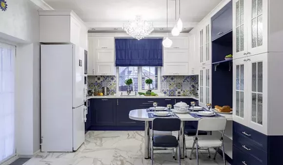 Синяя кухня в Тольятти