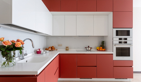 цвет кухонных гарнитуров для современной кухни