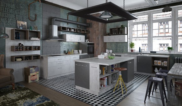 Серая кухня в Сызрани