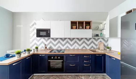 Синяя кухня в Тольятти