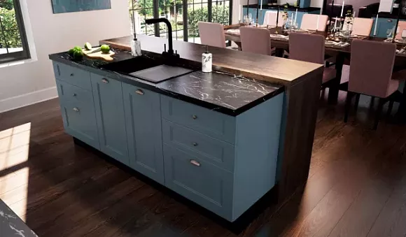 Синяя кухня в Тольятти