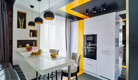 Глянцевая кухня в Твери