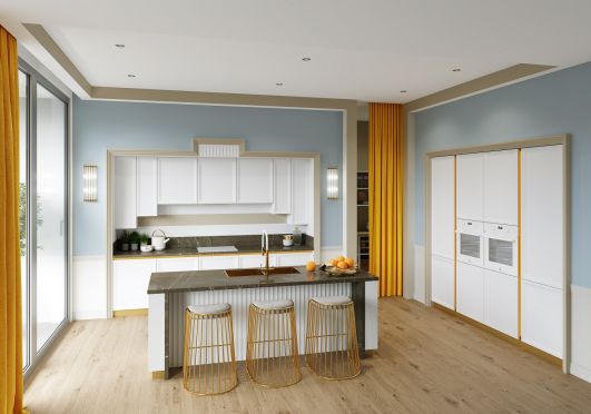 Классическая кухня в современном интерьере