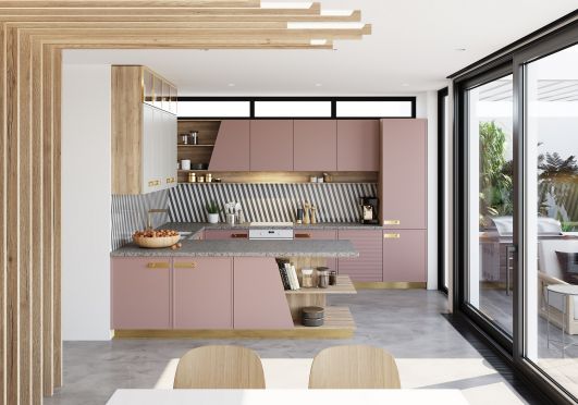 Формы кухонных гарнитуров