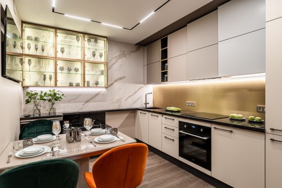 Прямые кухни, угловые кухни